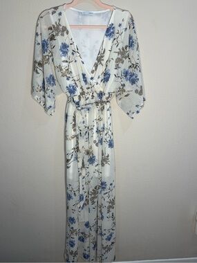 chinese dress ladies Baltic Born Womens Aspen Smocked Lace Maxi Dress | Off White